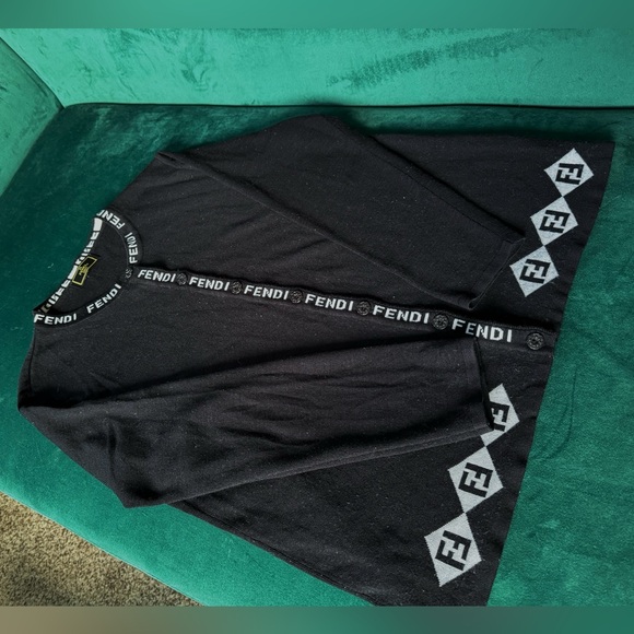 Authentic Fendi Sweater Coat - Picture 7 of 12